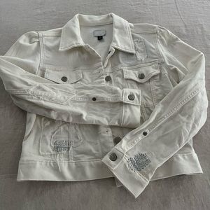 Ralph Lauren distressed denim jacket. Worn once.